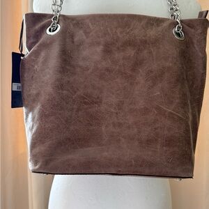 NWT Gianni Conti Genuine Leather Shoulder Bag